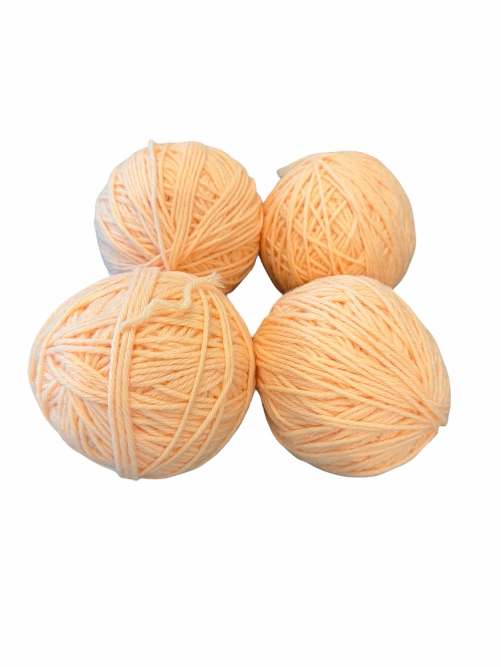 Caron Simply Soft Yarn Acrylic 4 Skeins Peach #4 Worsted 13.9 Oz Total